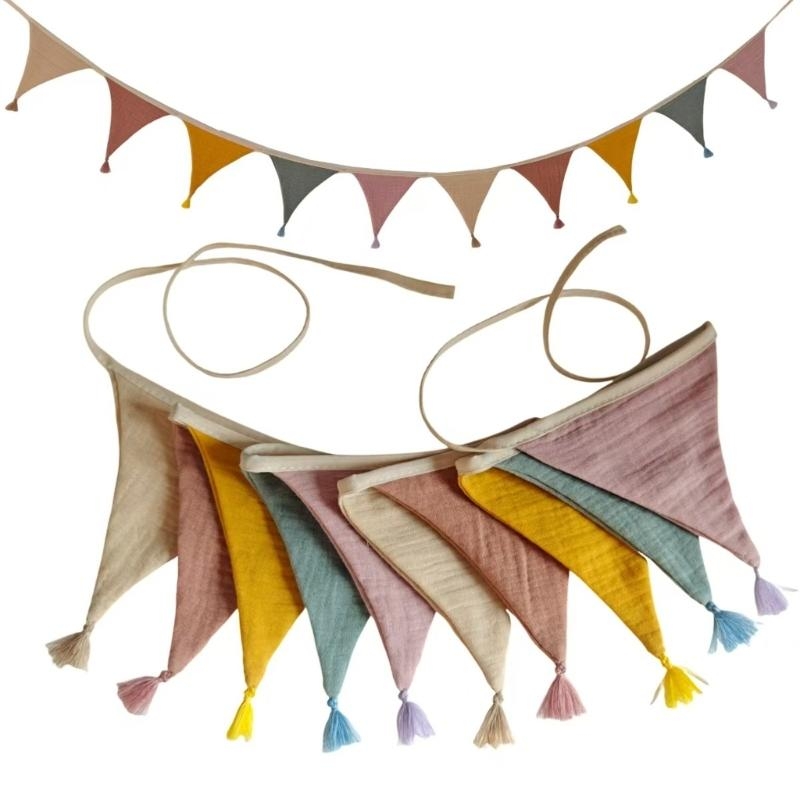 Baby Nursery Vintage - Đáng Yêu Phòng Trẻ Bunting Trang