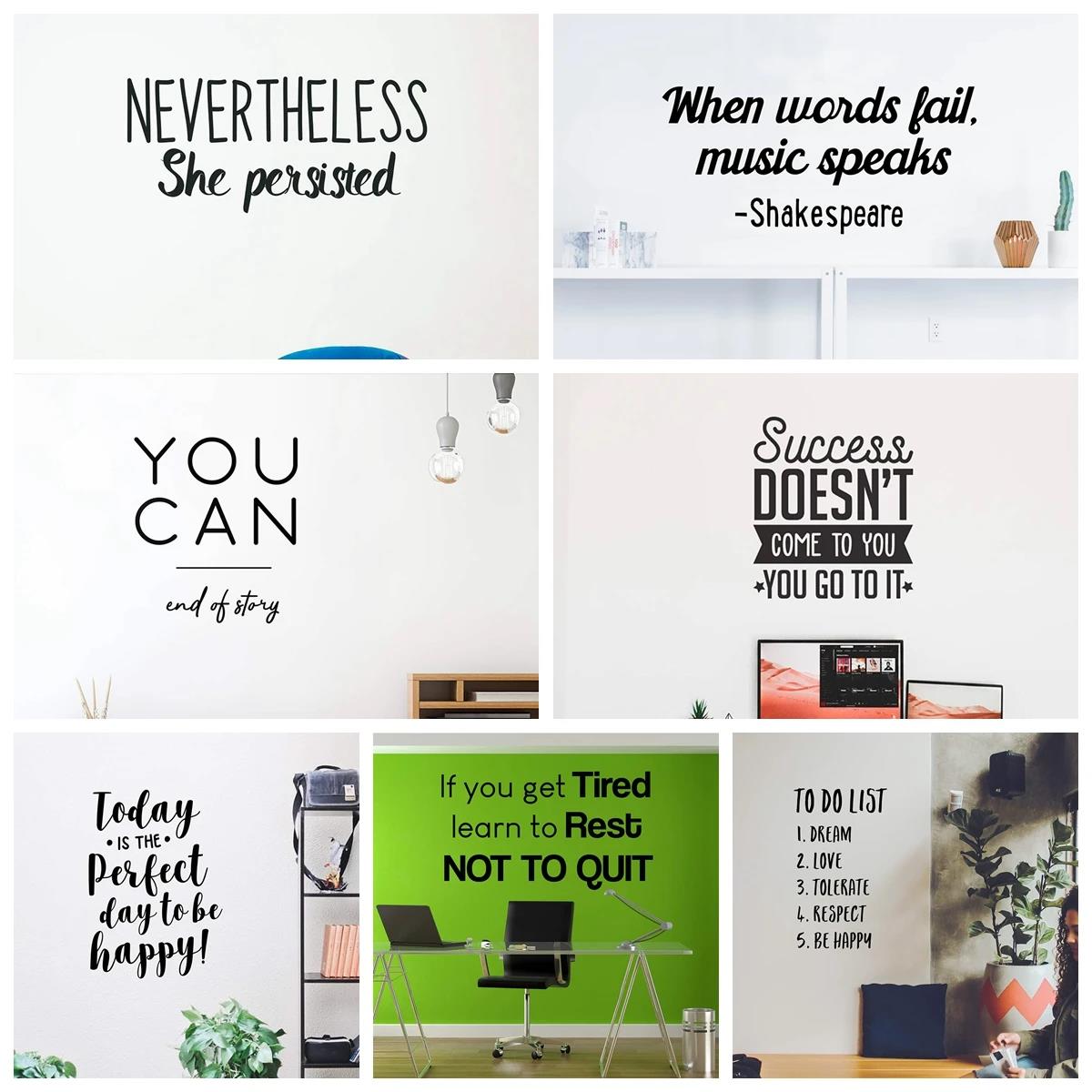 Baby Nursery Wall Mural - 1pc Quotes Wall Sticker Self-adhesive Vinyl