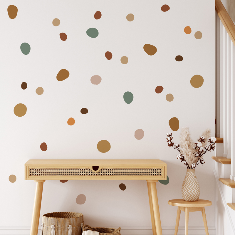 Baby Nursery Vintage - Boho Nursery Polka Dot Creative Wall