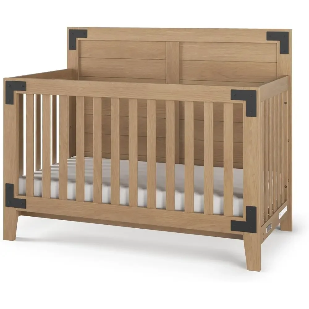 Convertible Crib Set - Lucas Design 4-in-1 Convertible Baby Crib