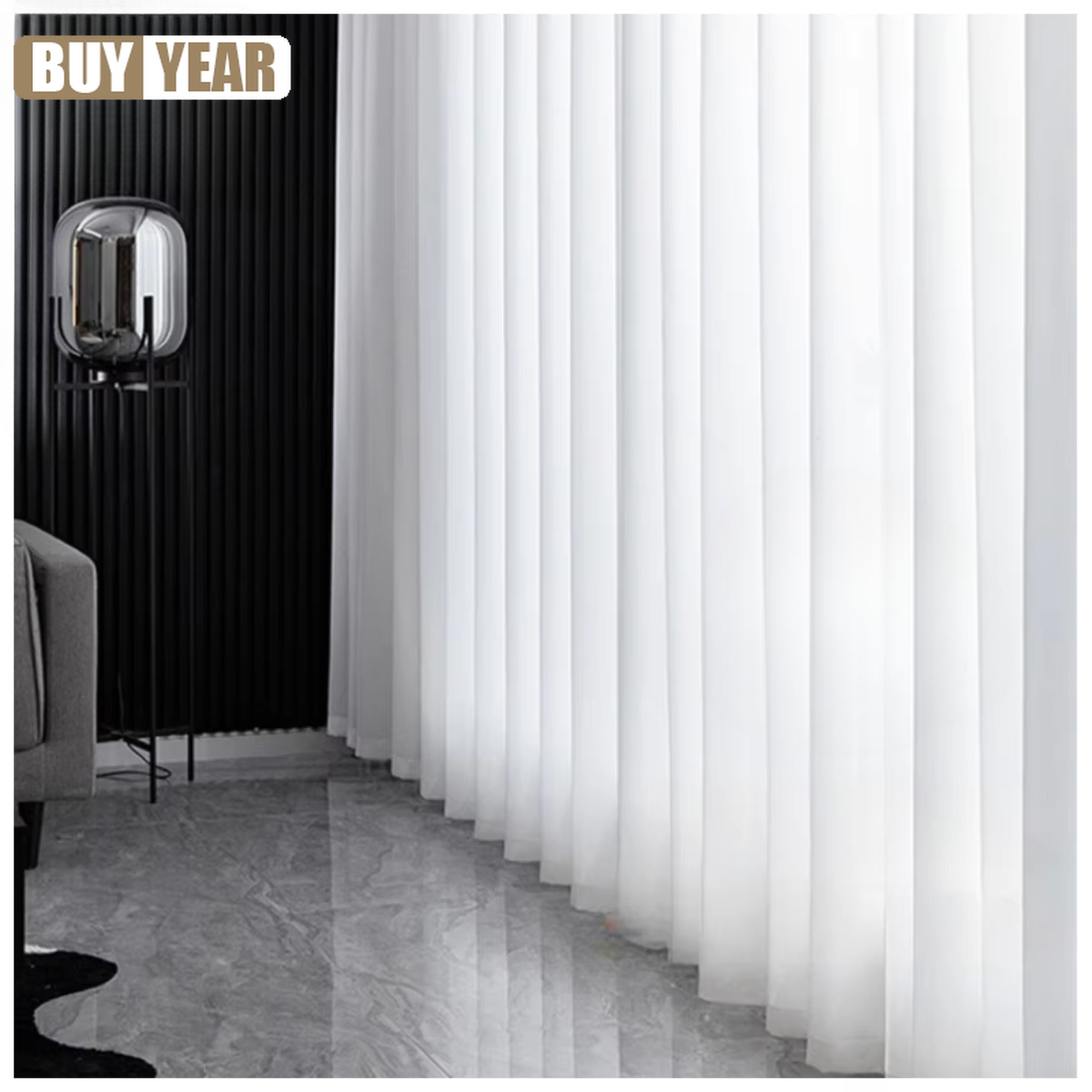 Blackout Curtain Nursery - High Quality Solid White Tulle Curtains