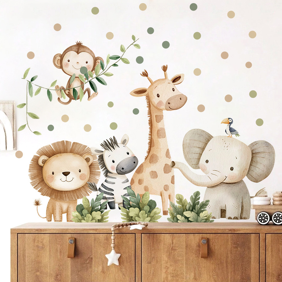 Boho Forest Animals Wall Stick - đánh giá và giá Baby Nursery Decor Boy