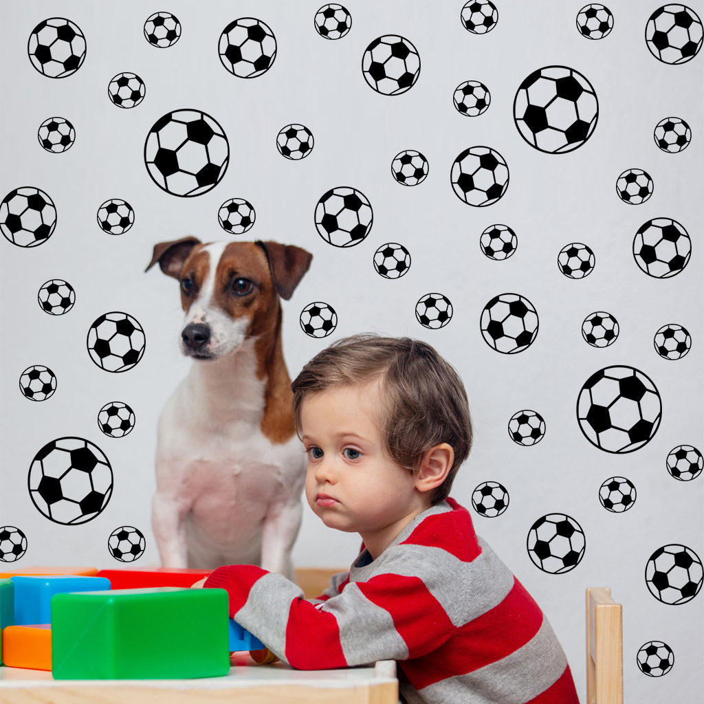 43Pcs Football Wall Stickers F - đánh giá và giá Baby Nursery Wall Mural
