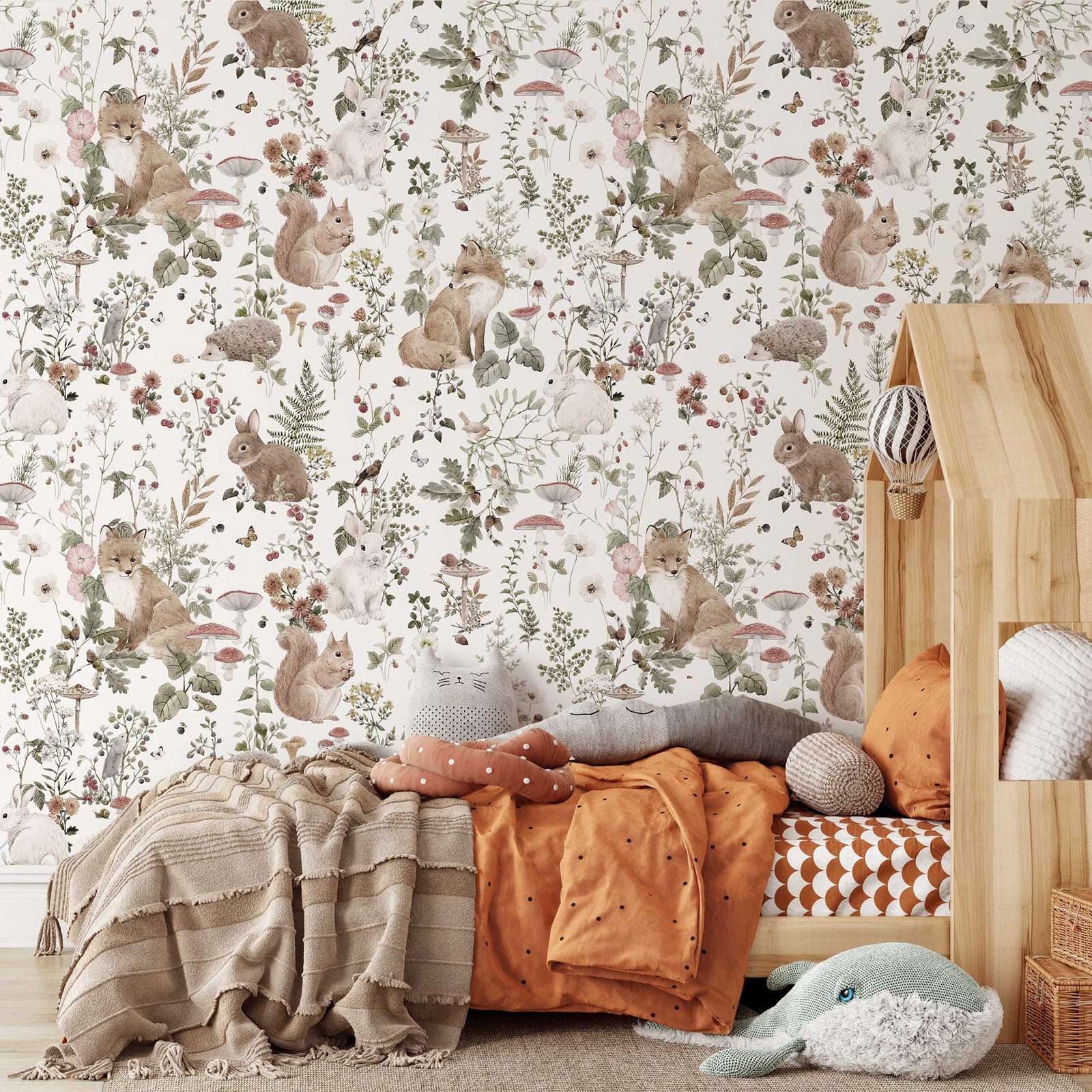 Forest Babies MuraL, Boys Nurs - đánh giá và giá Baby Nursery Vintage