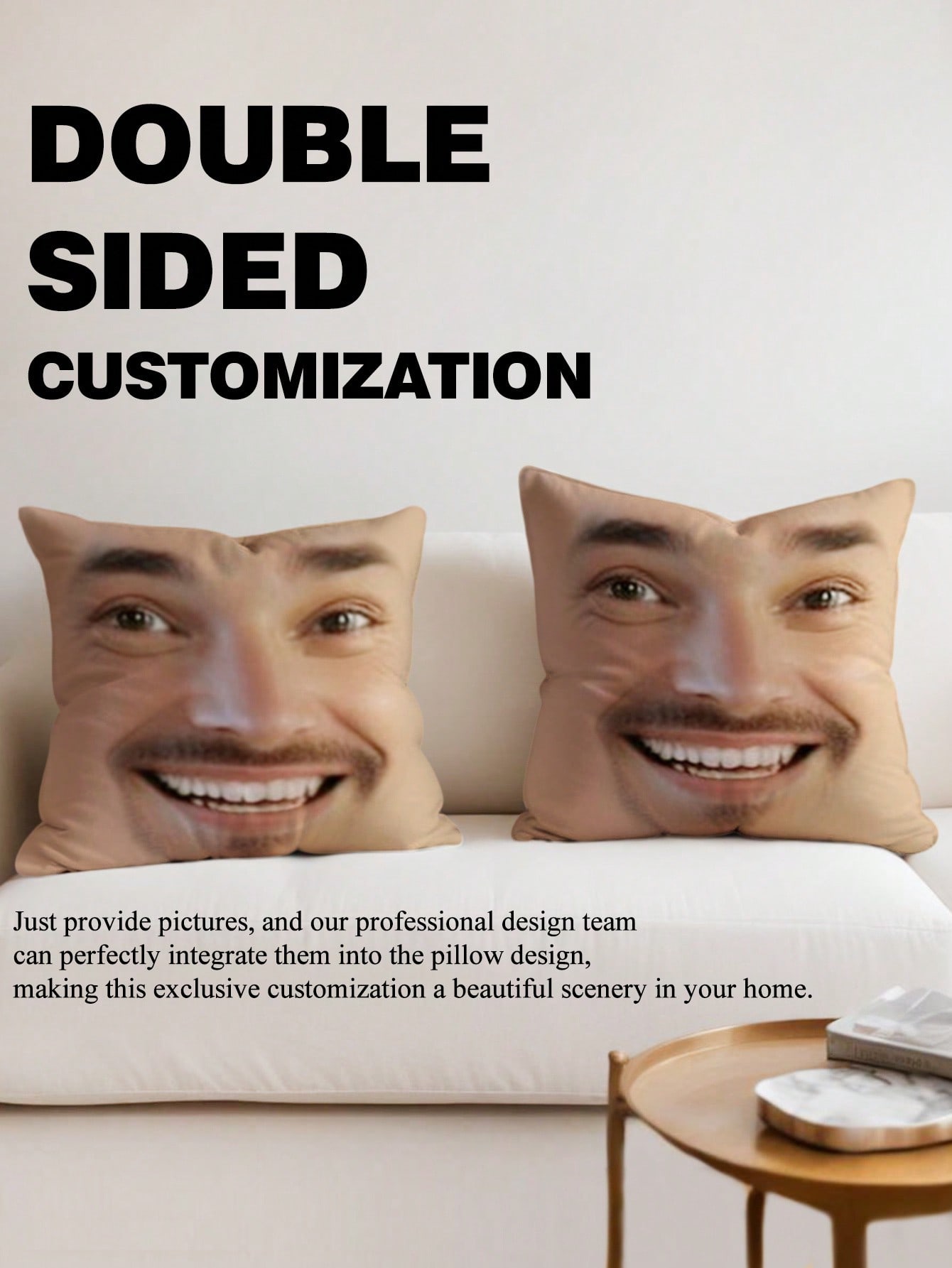 1pc Custom Face Square Pillow  - đánh giá và giá Baby Nursery Decor Boy