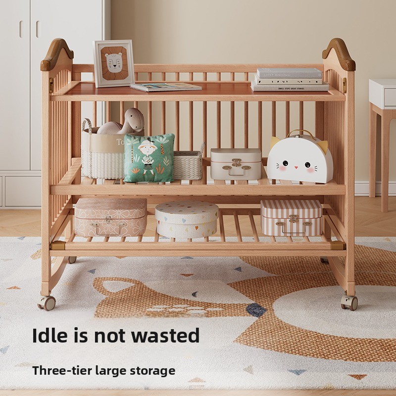 Solid Wood Baby Crib Adjustabl - đánh giá và giá Convertible Crib Set