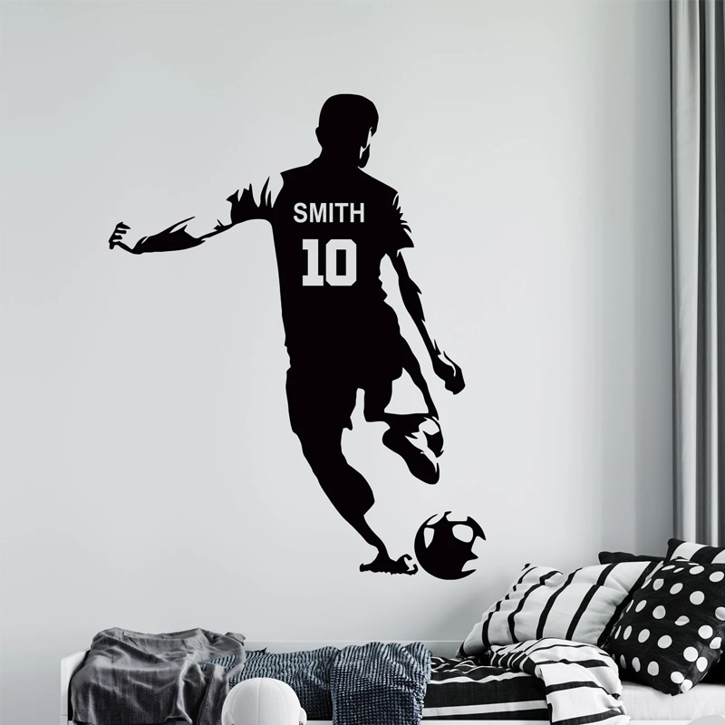 Cá Tính Cầu Thủ Bóng Đá Tên Và - đánh giá và giá Baby Nursery Wall Mural