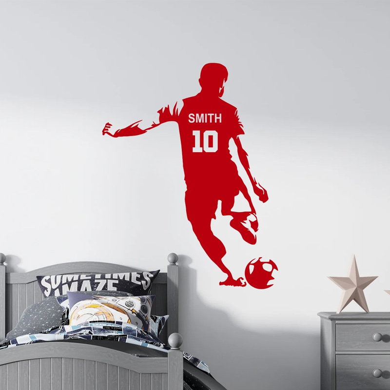 Cá Tính Cầu Thủ Bóng Đá Tên Và - đánh giá và giá Baby Nursery Wall Mural