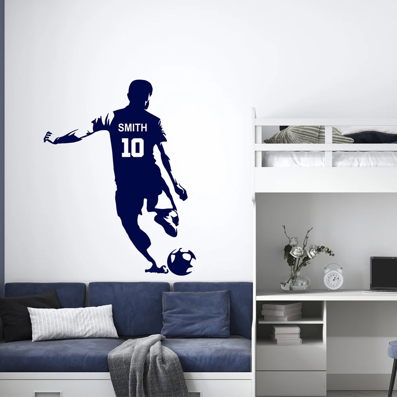 Cá Tính Cầu Thủ Bóng Đá Tên Và - đánh giá và giá Baby Nursery Wall Mural