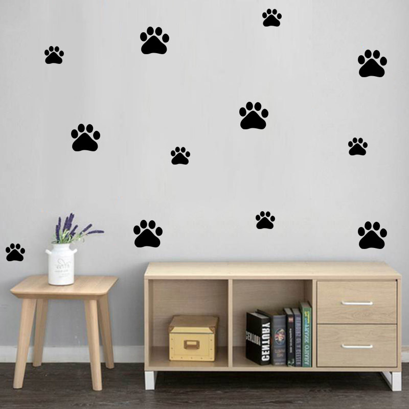 Hoạt Hình Chó Mèo Đi Paw In Hì - đánh giá và giá Baby Nursery Wall Mural