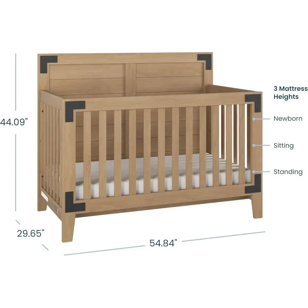 Lucas Design 4-in-1 Convertibl - đánh giá và giá Convertible Crib Set