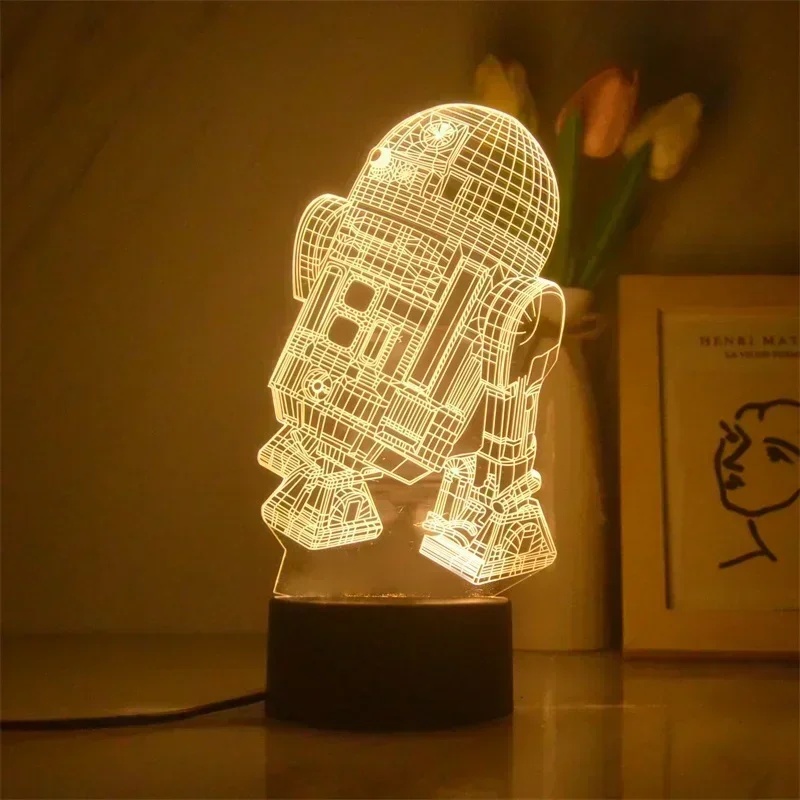 Cartoon 3D Anime Lamp Yoda Bab - đánh giá và giá Baby Yoda Nursery