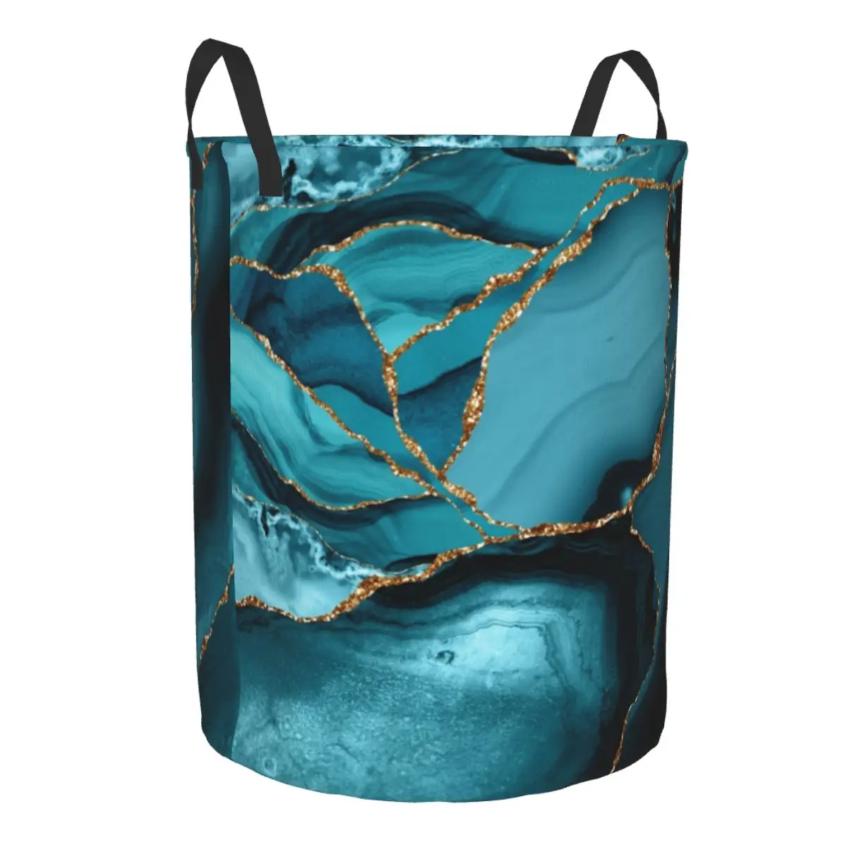 Custom Teal And Gold Marble La - đánh giá và giá Baby Nursery Hamper