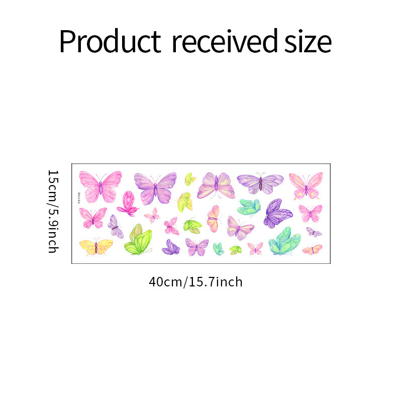Romantic butterfly Wall Sticke - đánh giá và giá Baby Nursery Wall Mural