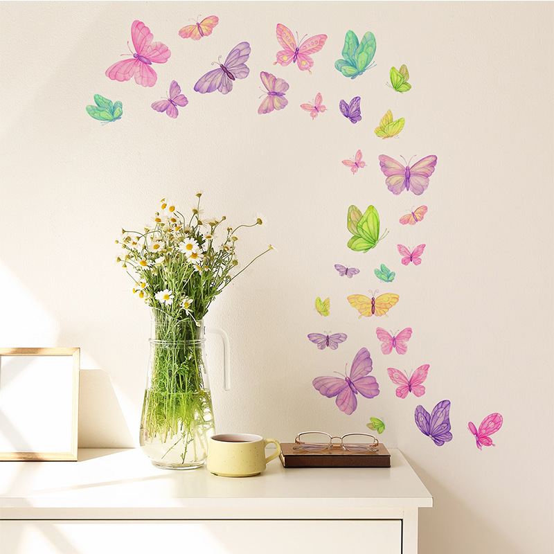 Romantic butterfly Wall Sticke - đánh giá và giá Baby Nursery Wall Mural