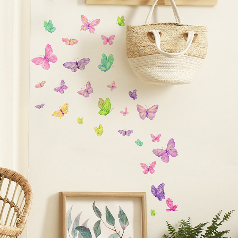 Romantic butterfly Wall Sticke - đánh giá và giá Baby Nursery Wall Mural