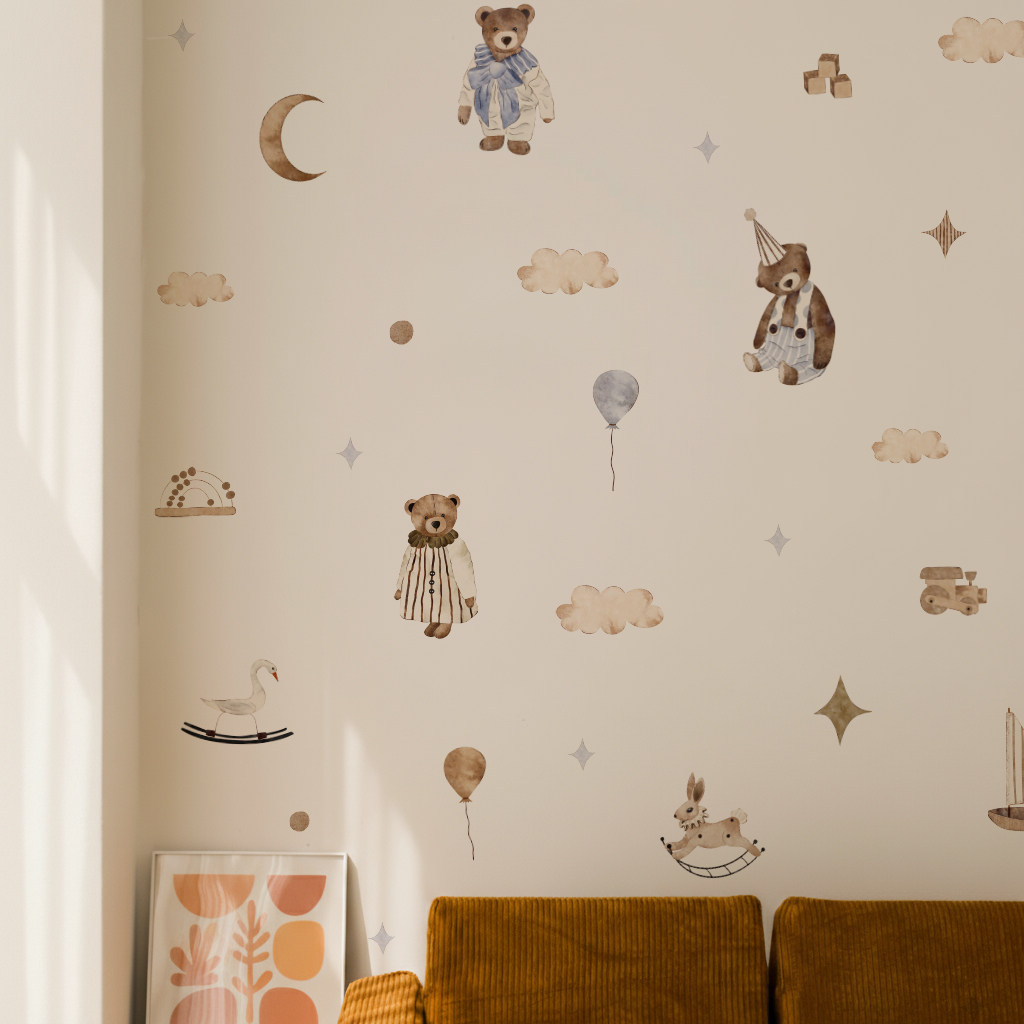 Boho Wall Stickers Vintage Cut - đánh giá và giá Baby Nursery Vintage