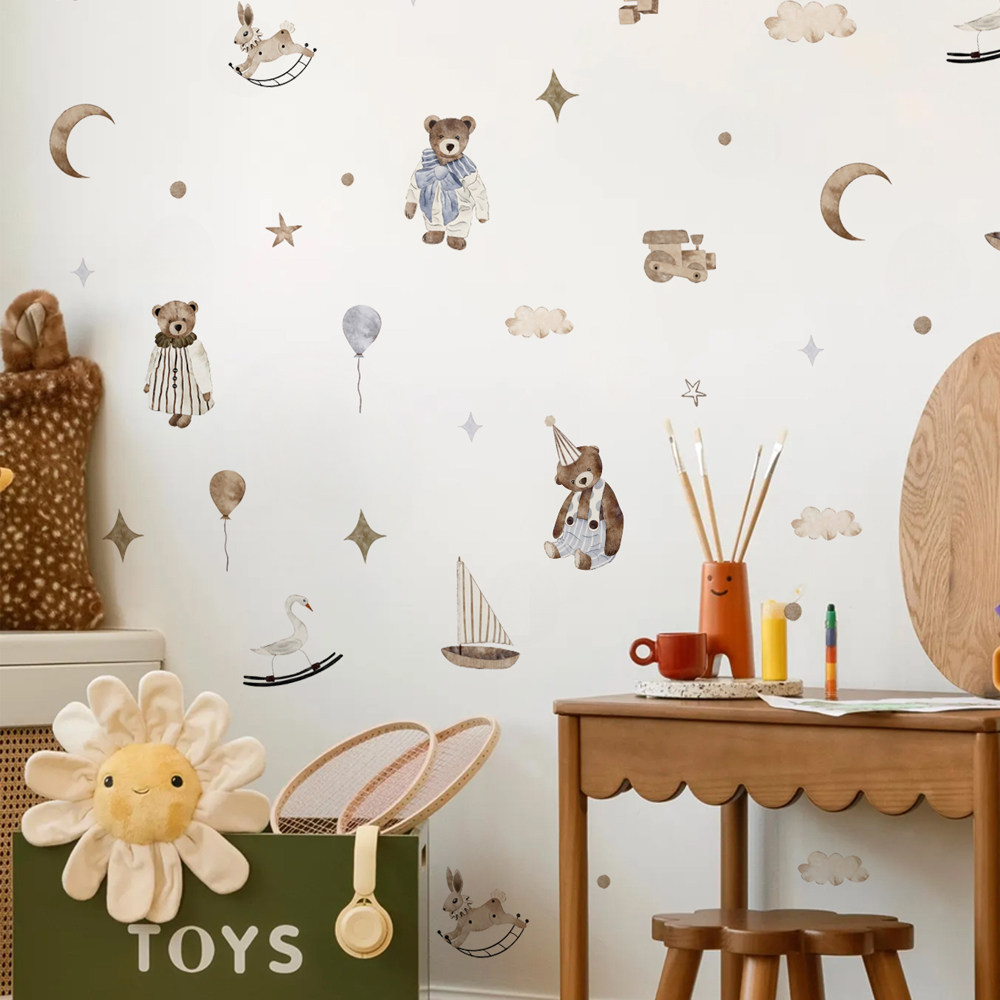 Boho Wall Stickers Vintage Cut - đánh giá và giá Baby Nursery Vintage