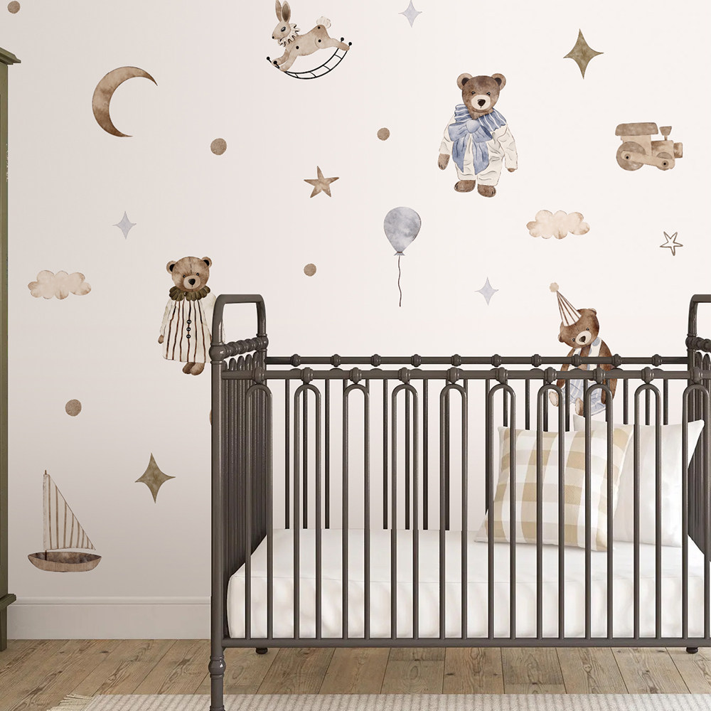 Boho Wall Stickers Vintage Cut - đánh giá và giá Baby Nursery Vintage
