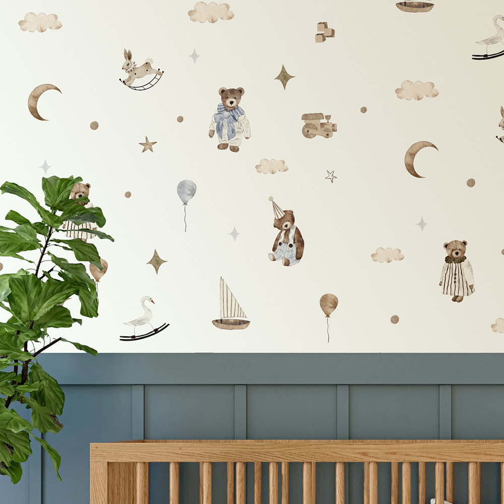 Boho Wall Stickers Vintage Cut - đánh giá và giá Baby Nursery Vintage