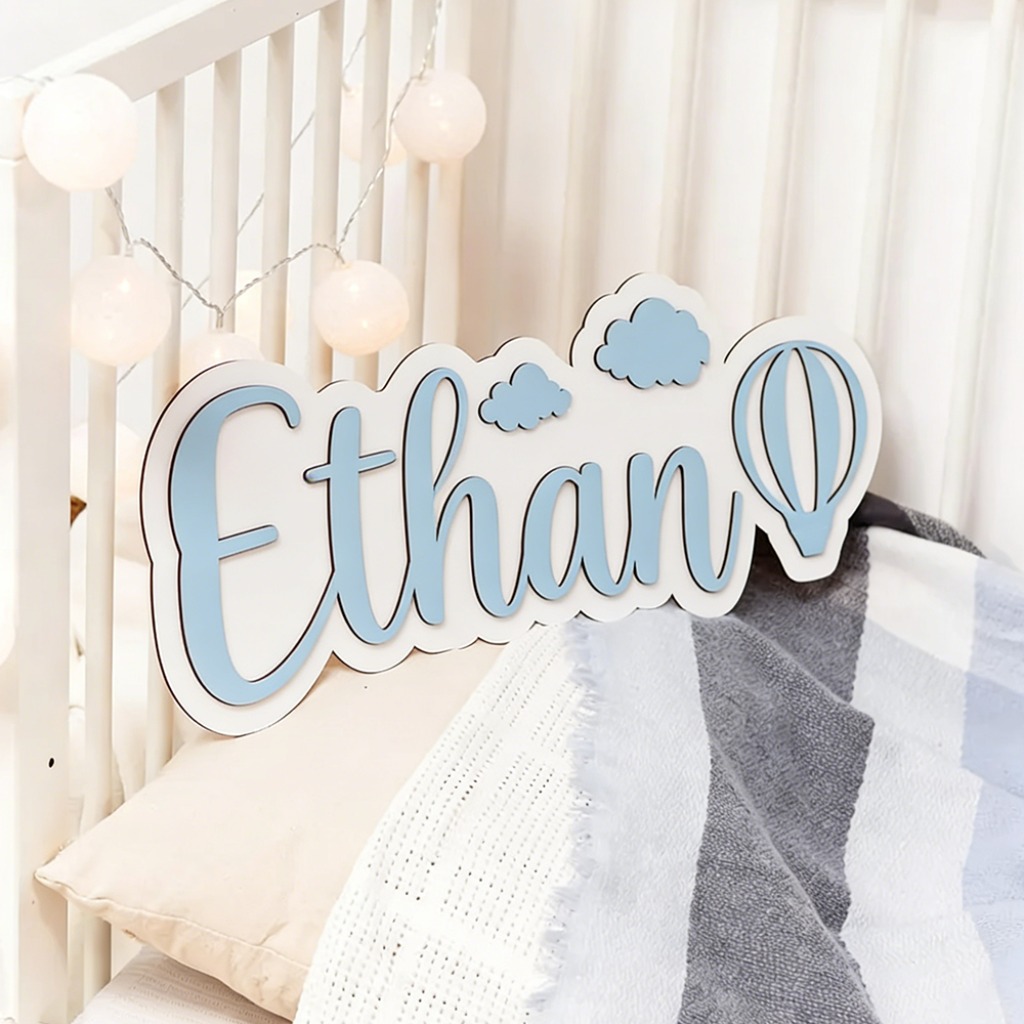 Personalized Custom Wooden Nam - đánh giá và giá Baby Nursery Decor Boy
