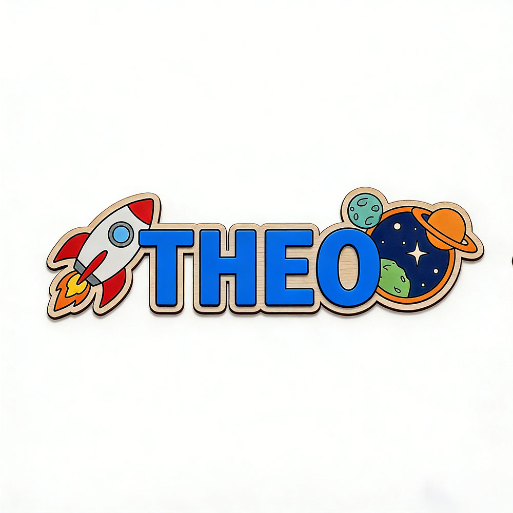 Personalized Space Rocket Name - đánh giá và giá Baby Nursery Decor Boy