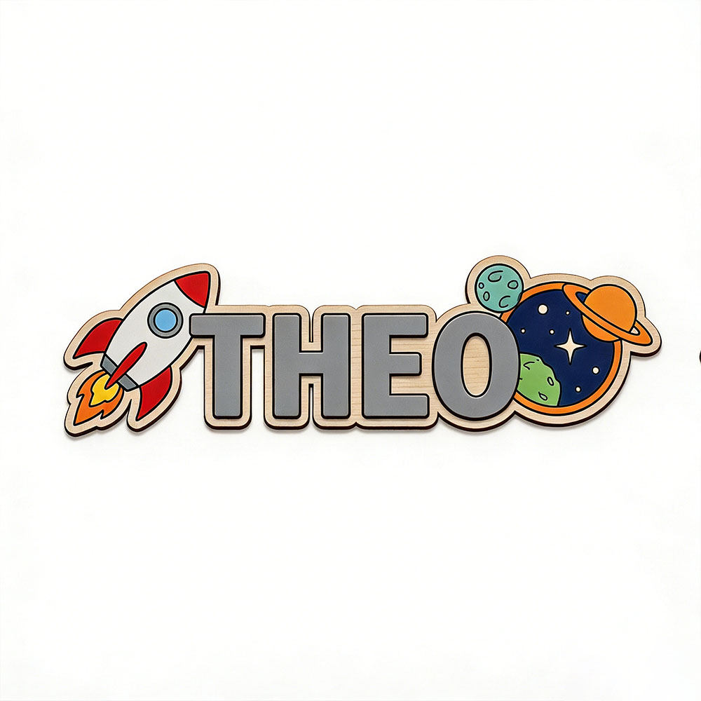Personalized Space Rocket Name - đánh giá và giá Baby Nursery Decor Boy