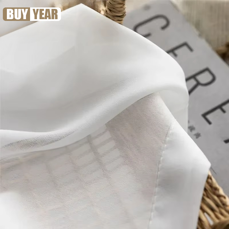 High Quality Solid White Tulle - đánh giá và giá Blackout Curtain Nursery