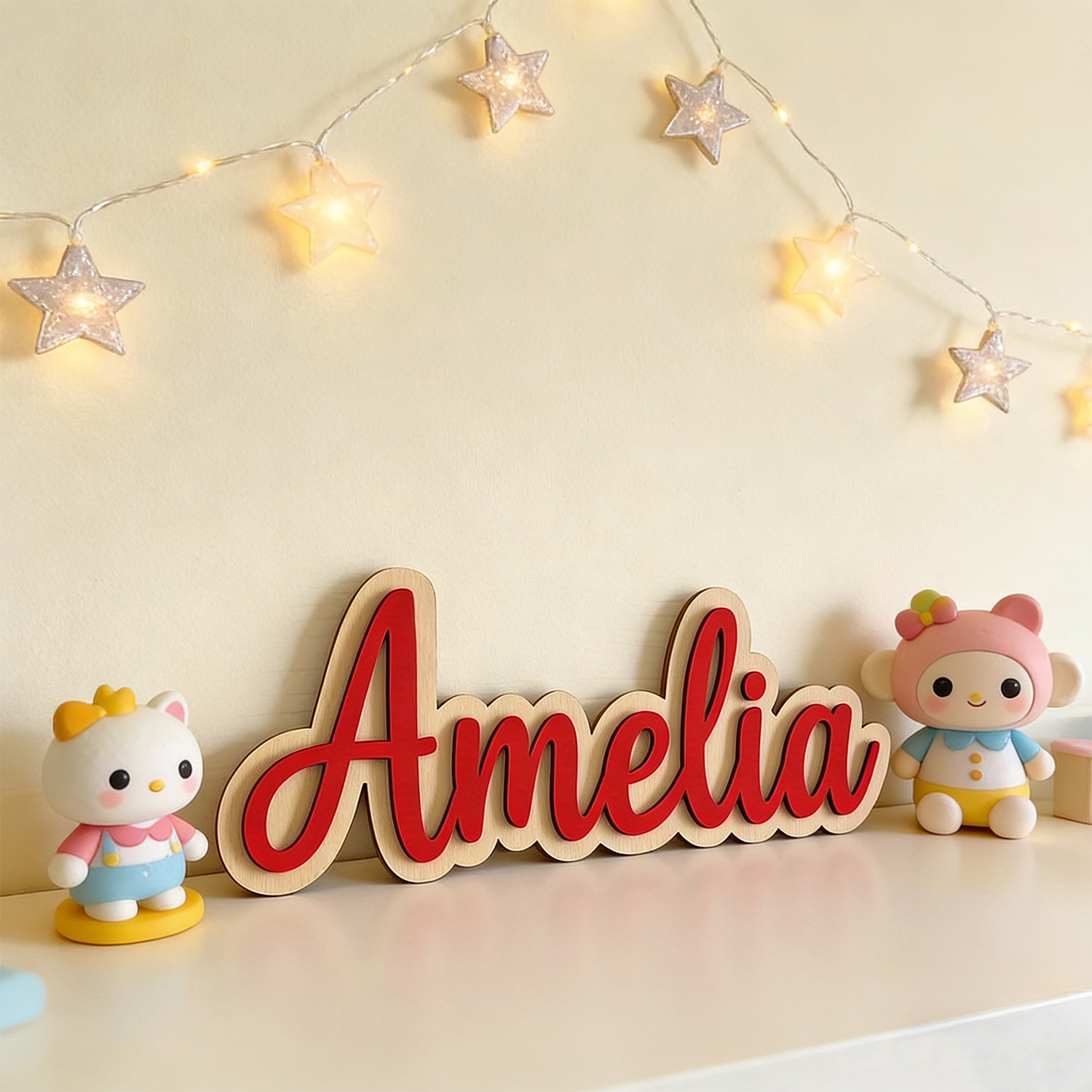 1pc Customized Double-layer Wo - đánh giá và giá Baby Nursery Decor Boy
