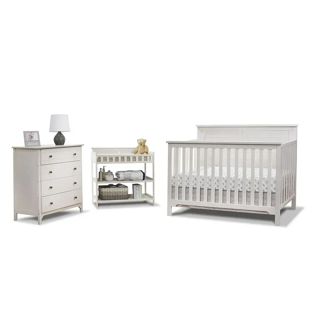 urniture armhouse 3-Piece Nurs - đánh giá và giá Convertible Crib Set