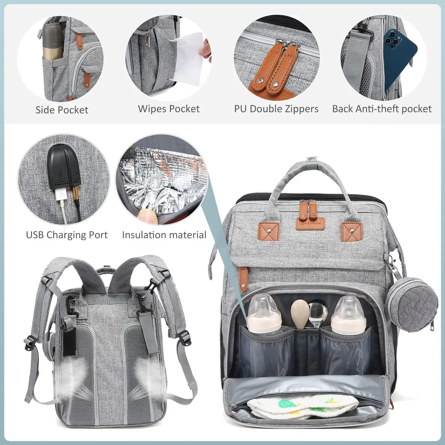 New Baby Nappy Changing Bags C - đánh giá và giá Baby Nursery Hamper