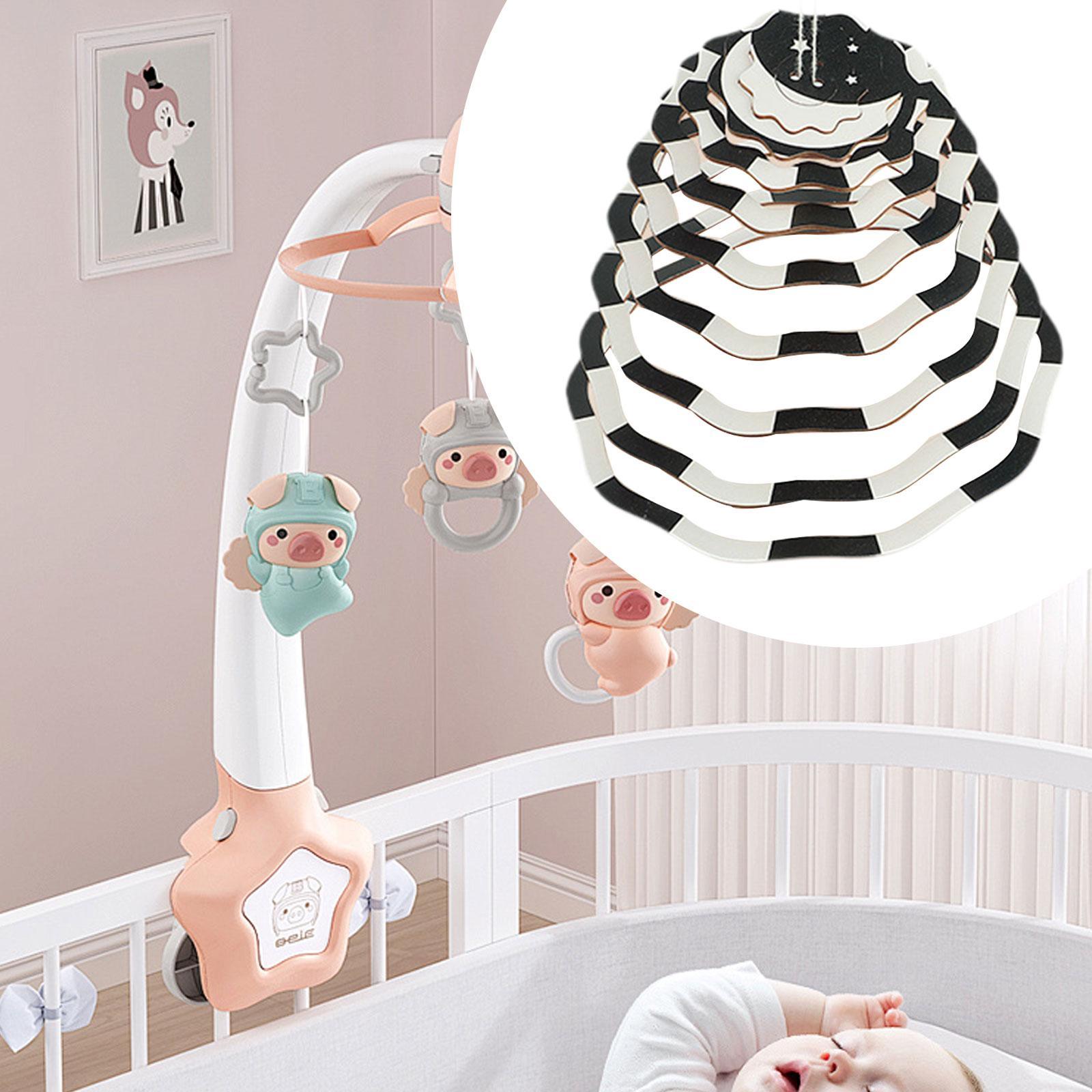Crib Mobile Sensory Toy ,Black - đánh giá và giá Baby Nursery Mobile