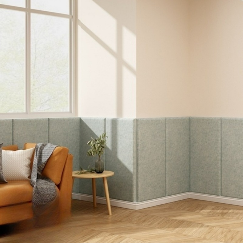 Linen Fabric 3D Wall Sticker U - đánh giá và giá Baby Nursery Wall Mural