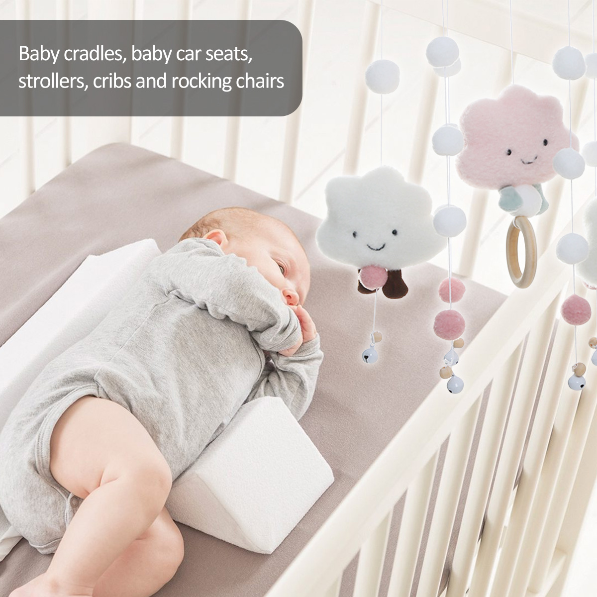 Mobile Wind Chimes with Cloud  - đánh giá và giá Baby Nursery Mobile