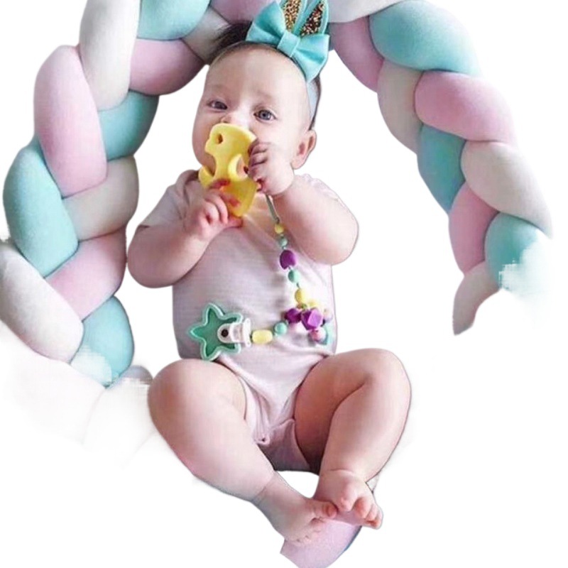 1.5M Baby Bumper Bed Braid Kno - đánh giá và giá Convertible Crib Set