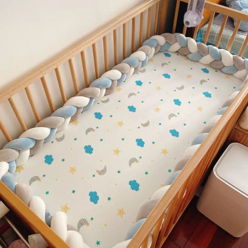 1.5M Baby Bumper Bed Braid Kno - đánh giá và giá Convertible Crib Set