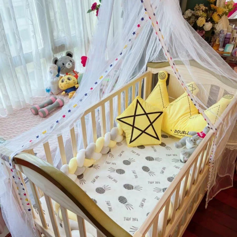1.5M Baby Bumper Bed Braid Kno - đánh giá và giá Convertible Crib Set