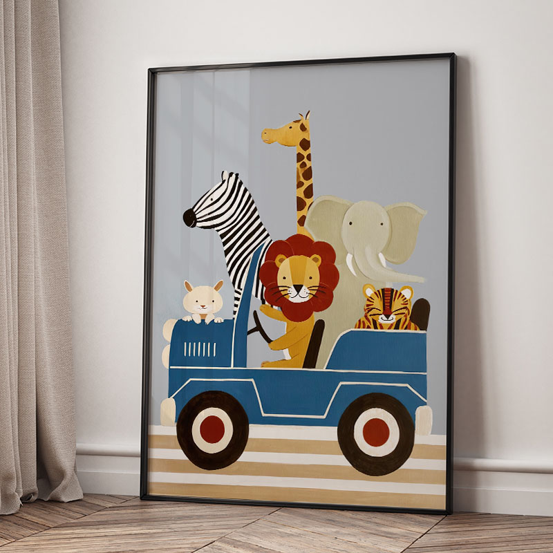 Funny Cartoon Animal Car Ballo - đánh giá và giá Baby Nursery Needs
