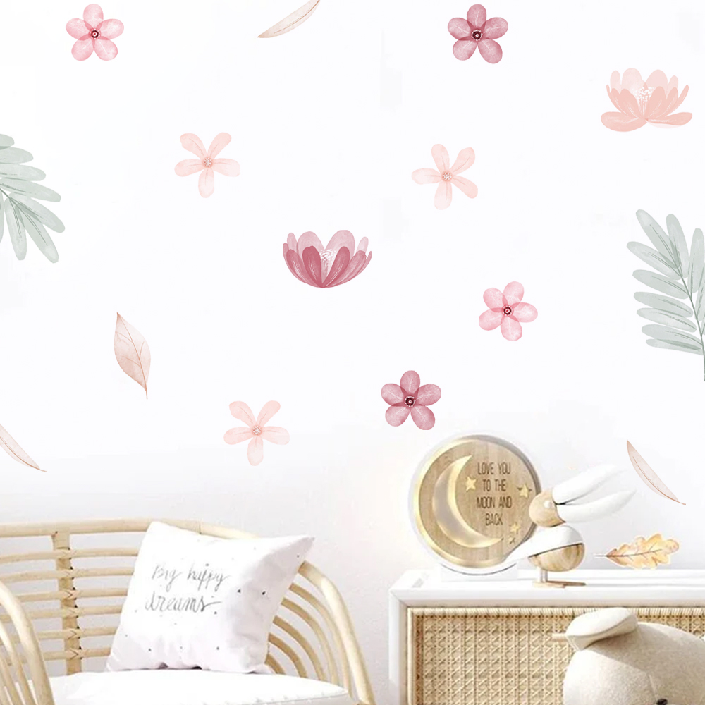 Boho Leaves Botanical DIY Wall - đánh giá và giá Baby Nursery Diy