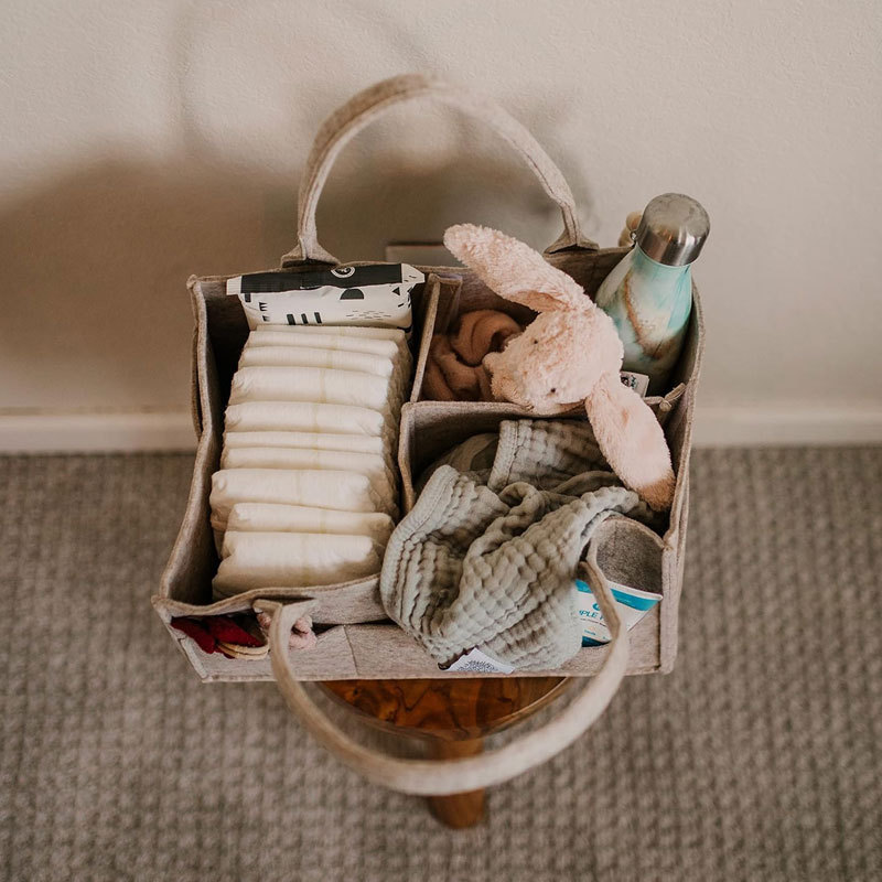 Diaper Caddy - Nursery Storage - đánh giá và giá Diaper Pail Odor