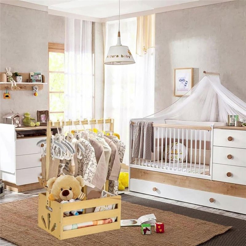 Wooden Baby Shower Gift Basket - đánh giá và giá Baby Nursery Hamper