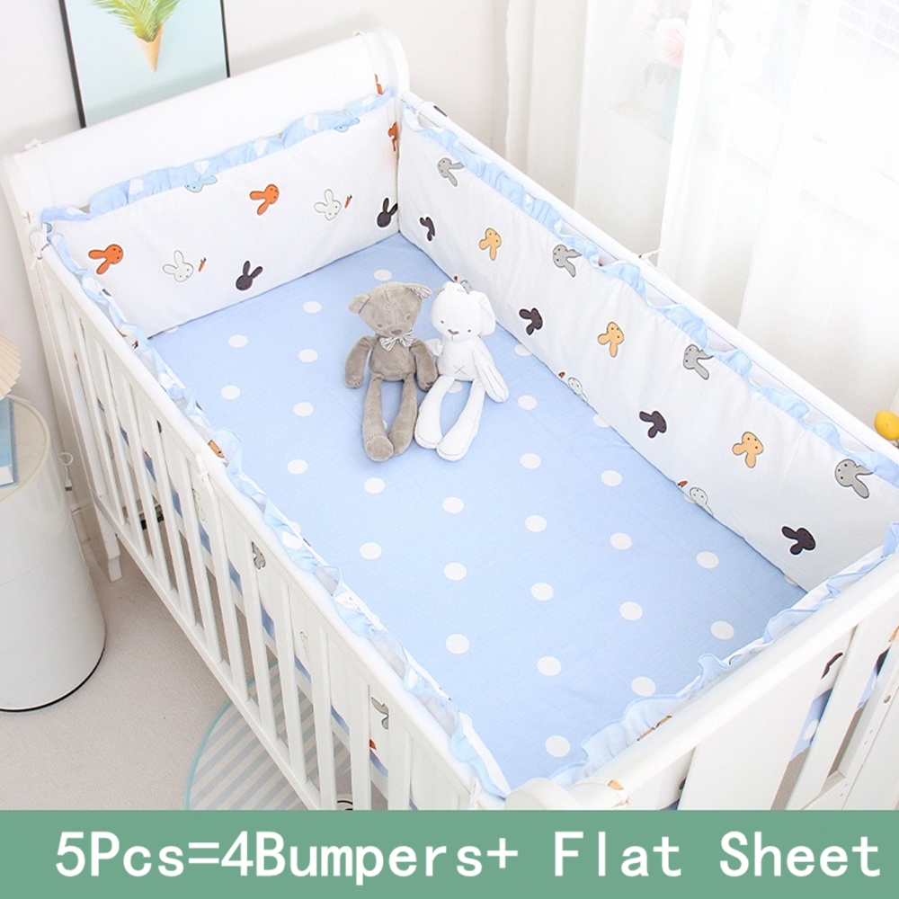 5Pcs Crib Bedding Set Girl Bab - đánh giá và giá Baby Nursery Decor Boy