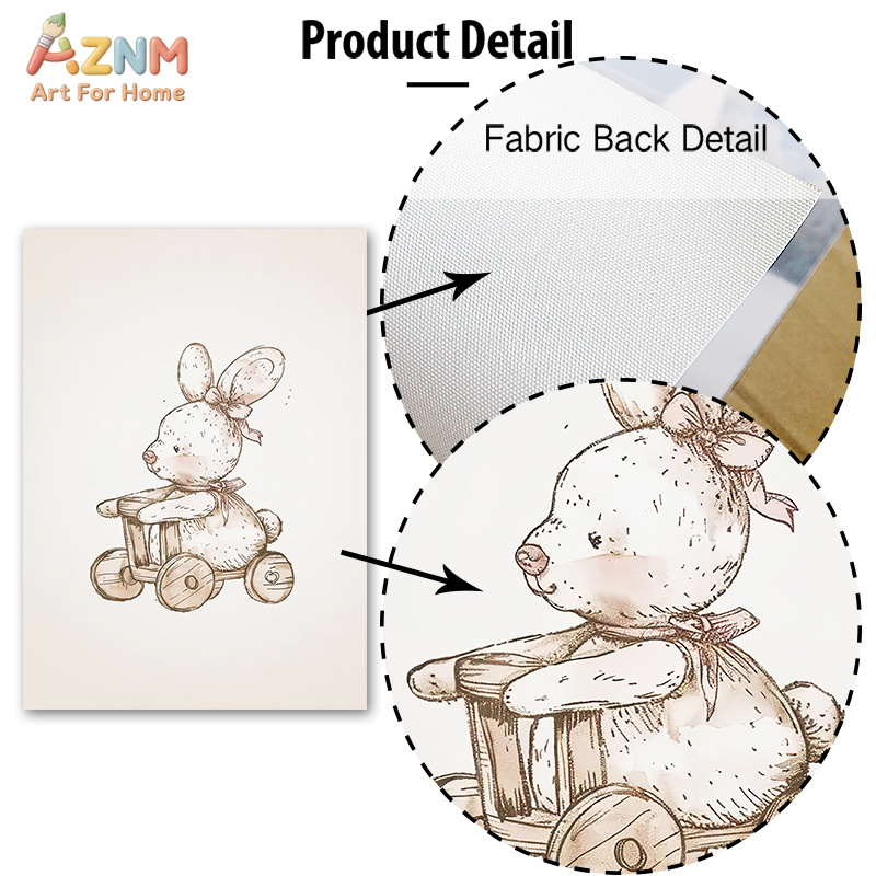 AZNM Vintage Baby Toy Canvas W - đánh giá và giá Baby Nursery Vintage