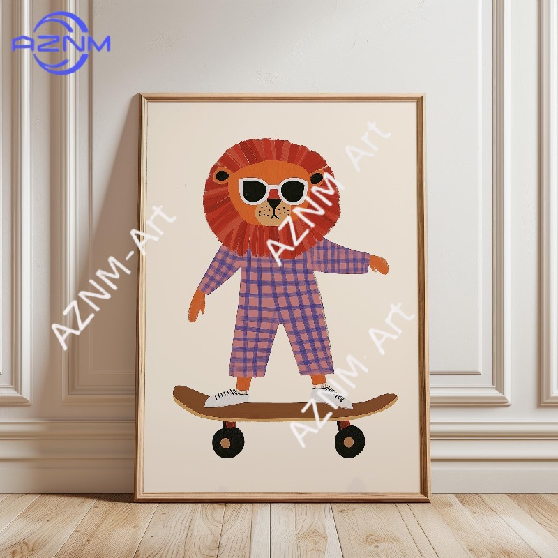 1PC Funny Animal Skateboarding - đánh giá và giá Baby Nursery Needs