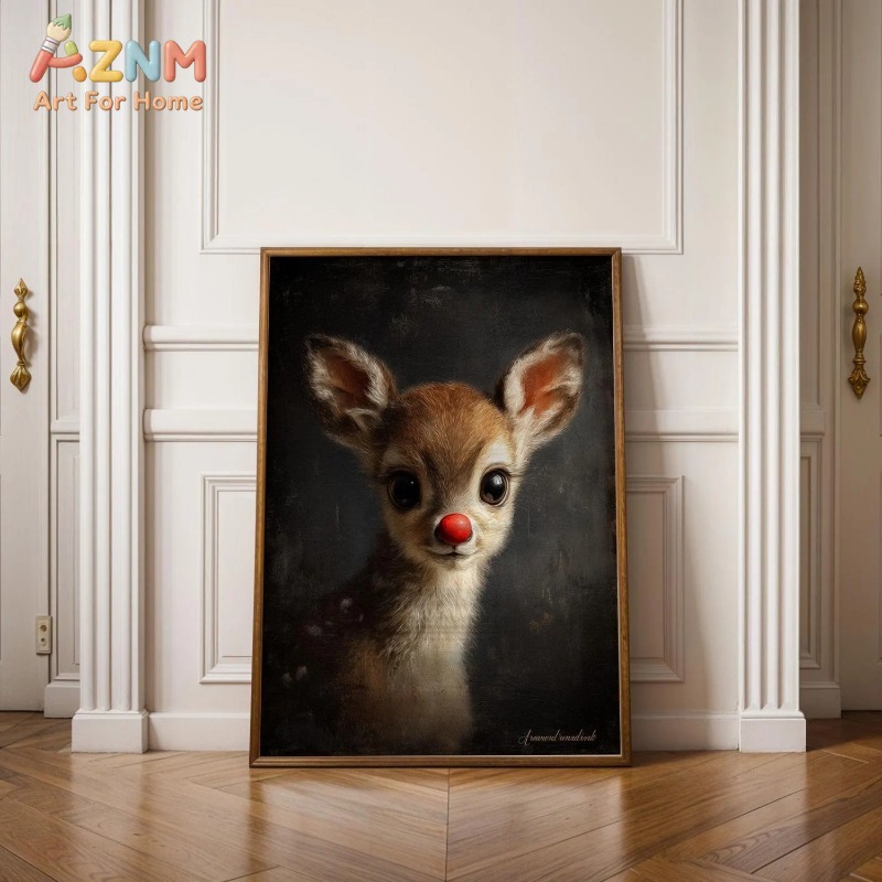 Unframed Canvas Wall Art Cute  - đánh giá và giá Baby Nursery Vintage