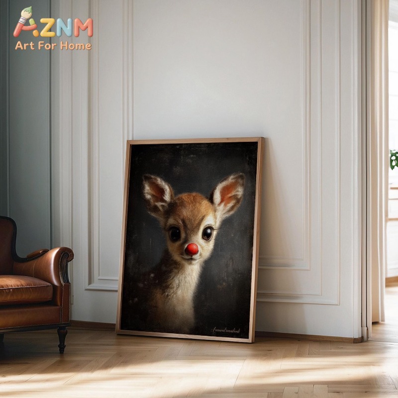 Unframed Canvas Wall Art Cute  - đánh giá và giá Baby Nursery Vintage