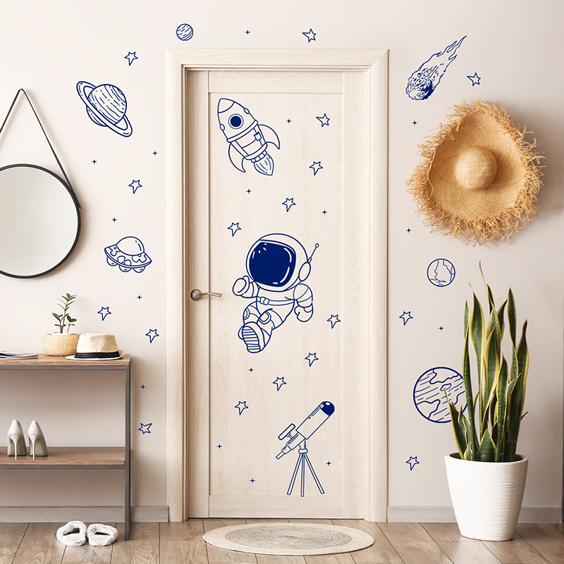 Cartoon Universe Astronaut Pla - đánh giá và giá Baby Nursery Decor Boy