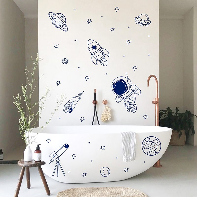 Cartoon Universe Astronaut Pla - đánh giá và giá Baby Nursery Decor Boy