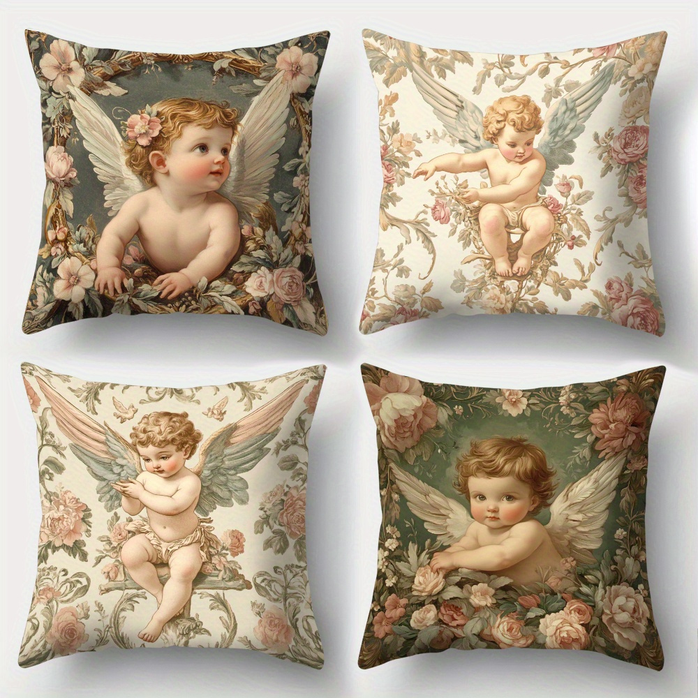 Printed Angel Floral Pillow Co - đánh giá và giá Baby Nursery Vintage
