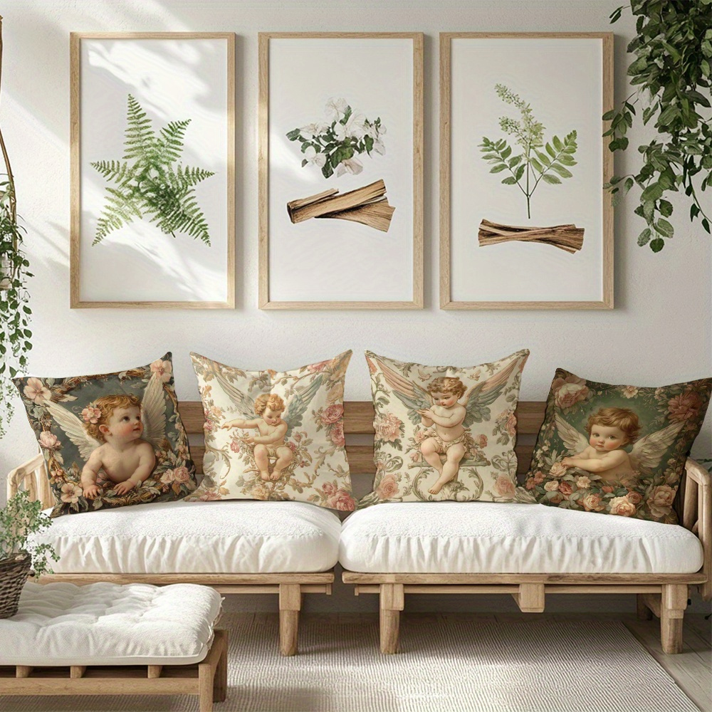 Printed Angel Floral Pillow Co - đánh giá và giá Baby Nursery Vintage